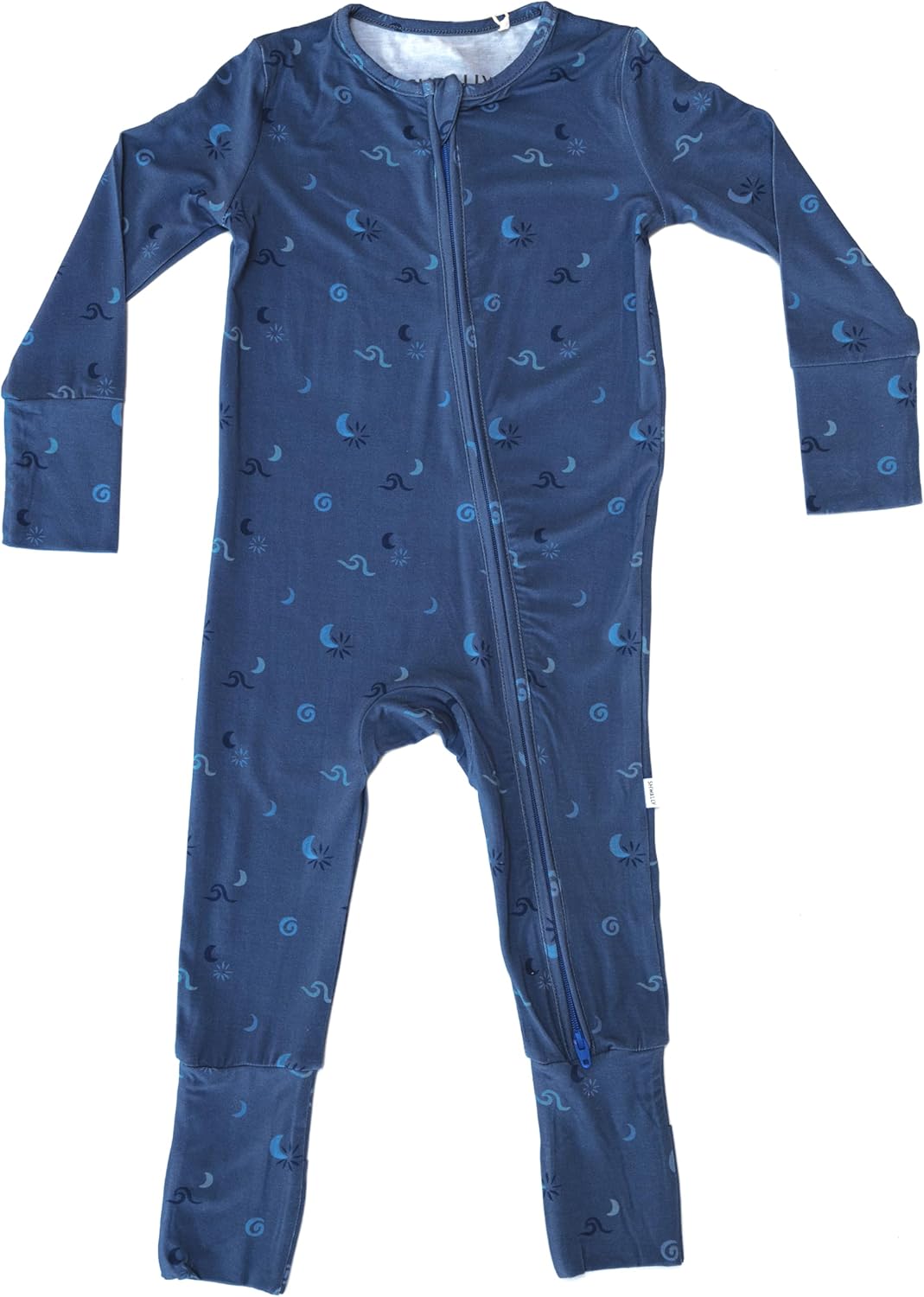 Shwally Organic Baby Bamboo Rompers with 17 Signature Prints - Infant Zipper Jumpsuits