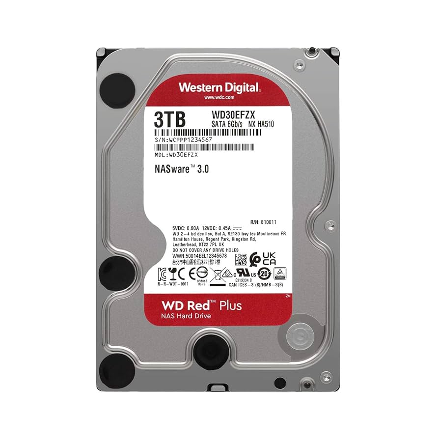 WD Red Plus 3.5インチハードディスクドライブ Western Digital WD Red Plusを検証レビュー！3.5インチHDDの