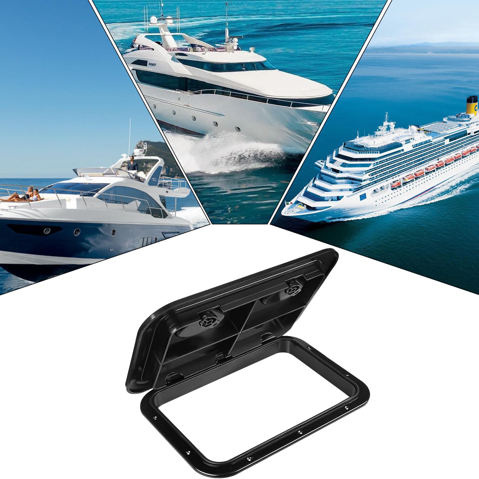 Escotilla Marina | Tapas Rectangulares Para Escotillas De Cubierta,Protección Estanca Multifuncional Para Yates, Caravanas, Kayak Y Actividades Exteriores