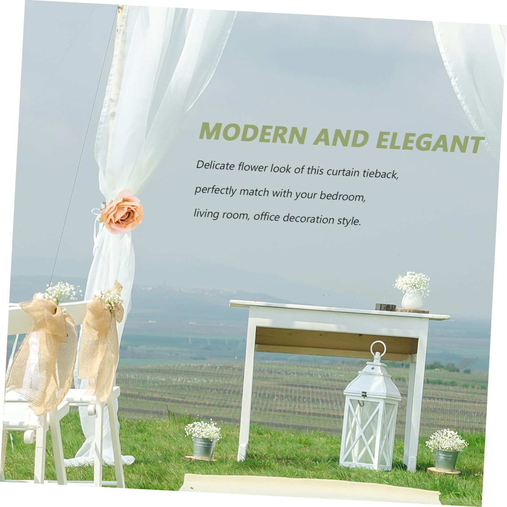 Alipis 8stücke Blumen Vorhang Raffhalter Dekorative Gardinen Clips Mit Blumen Design Für Wohnzimmer Schlafzimmer Büro Hochwertige Vorhangbinder Zur Effektiven Fixierung Ohne