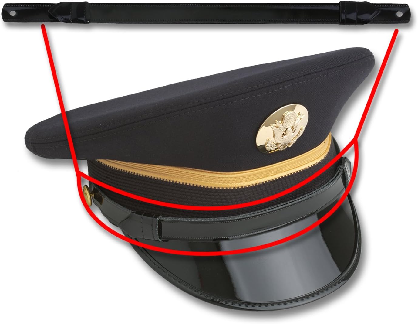 Black Chin Strap, US Army Enlisted