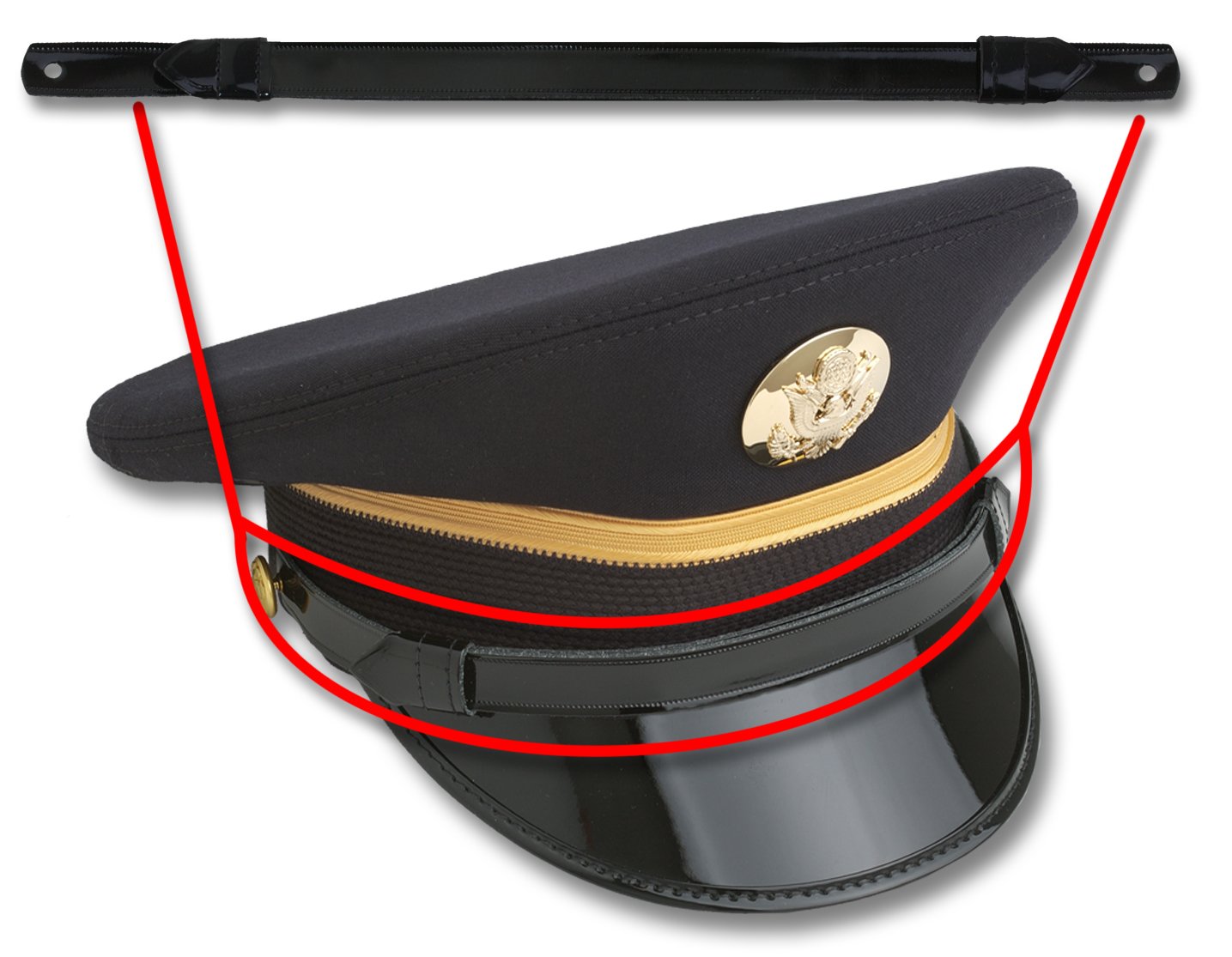 Black Chin Strap, US Army Enlisted