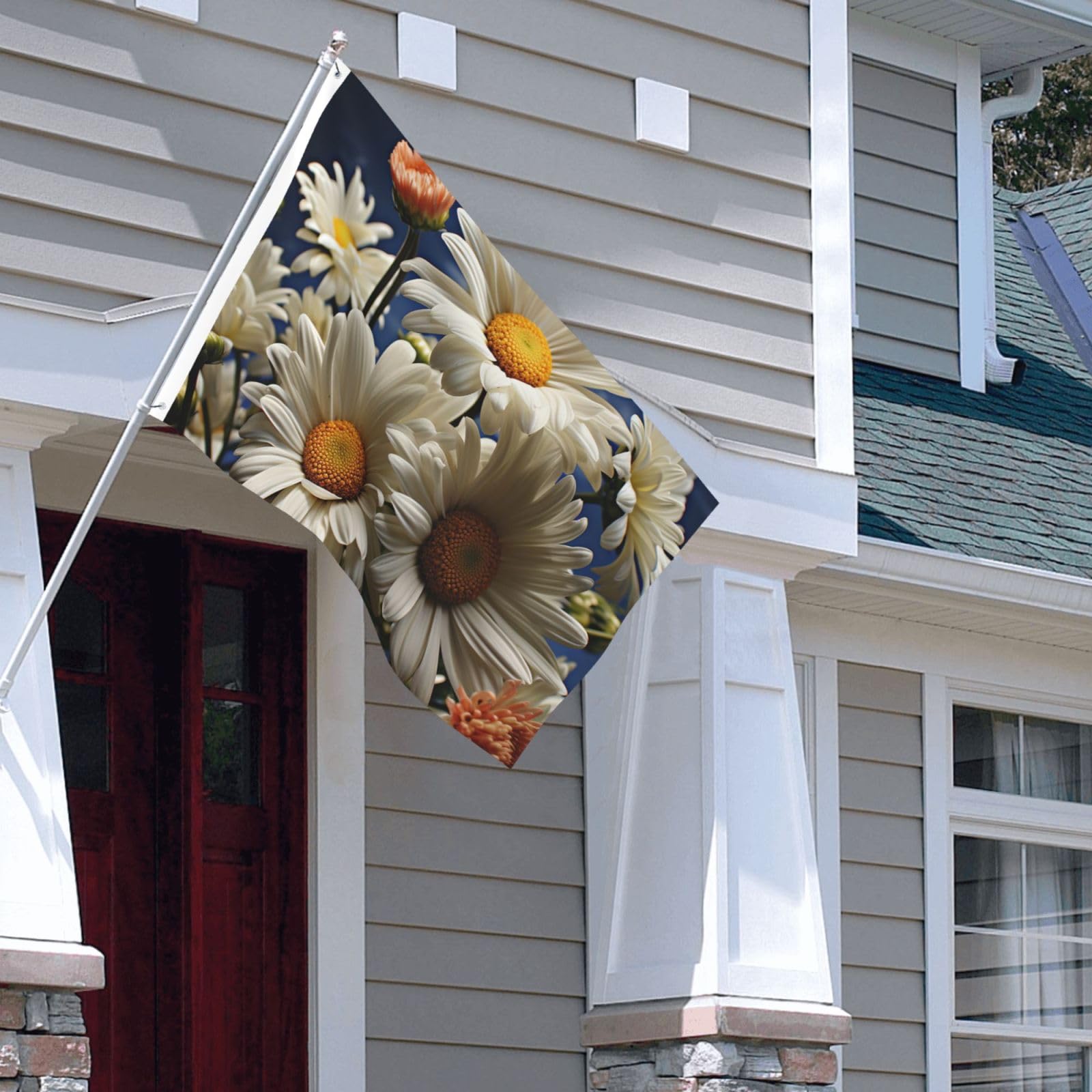 Drapeau extérieur 1,2x1,8 m résistant toutes saisons avec œillets - 8