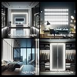 INextStation 6.6ft 2M 5V USB COB Lumière de bande, 640LEDs 6000K Blanc froid USB LED Bandes, bande de lumière Dimmable Led CRI 93+ Flexible LED Lampes à ruban pour TV Rétro-éclairage, Sous Cabinet, Miroir, Décor maison