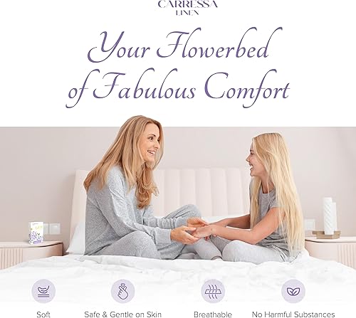 Miniatura 4 de Juego de 2 fundas de almohada de algodón egipcio 100 % de 600 hilos, tamaño Queen, color arcilla de fibra larga, 100 % algodón peinado puro natural