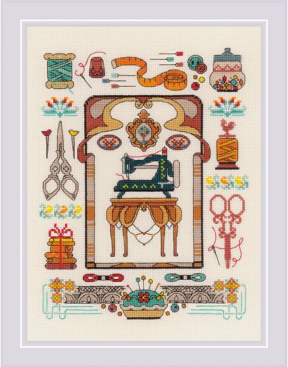 RIOLIS 1951 Favorite Hobby - Counted Cross Stitch Kit 7" x 9½" 18 Count AIDA 15 Colors