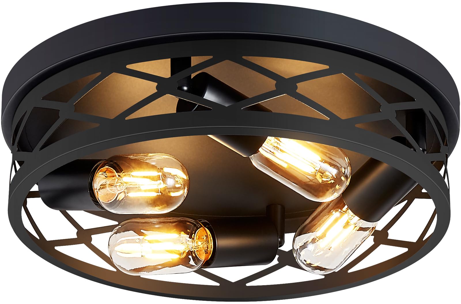 XPEHK 14 Inch Farmhouse Flush Mount