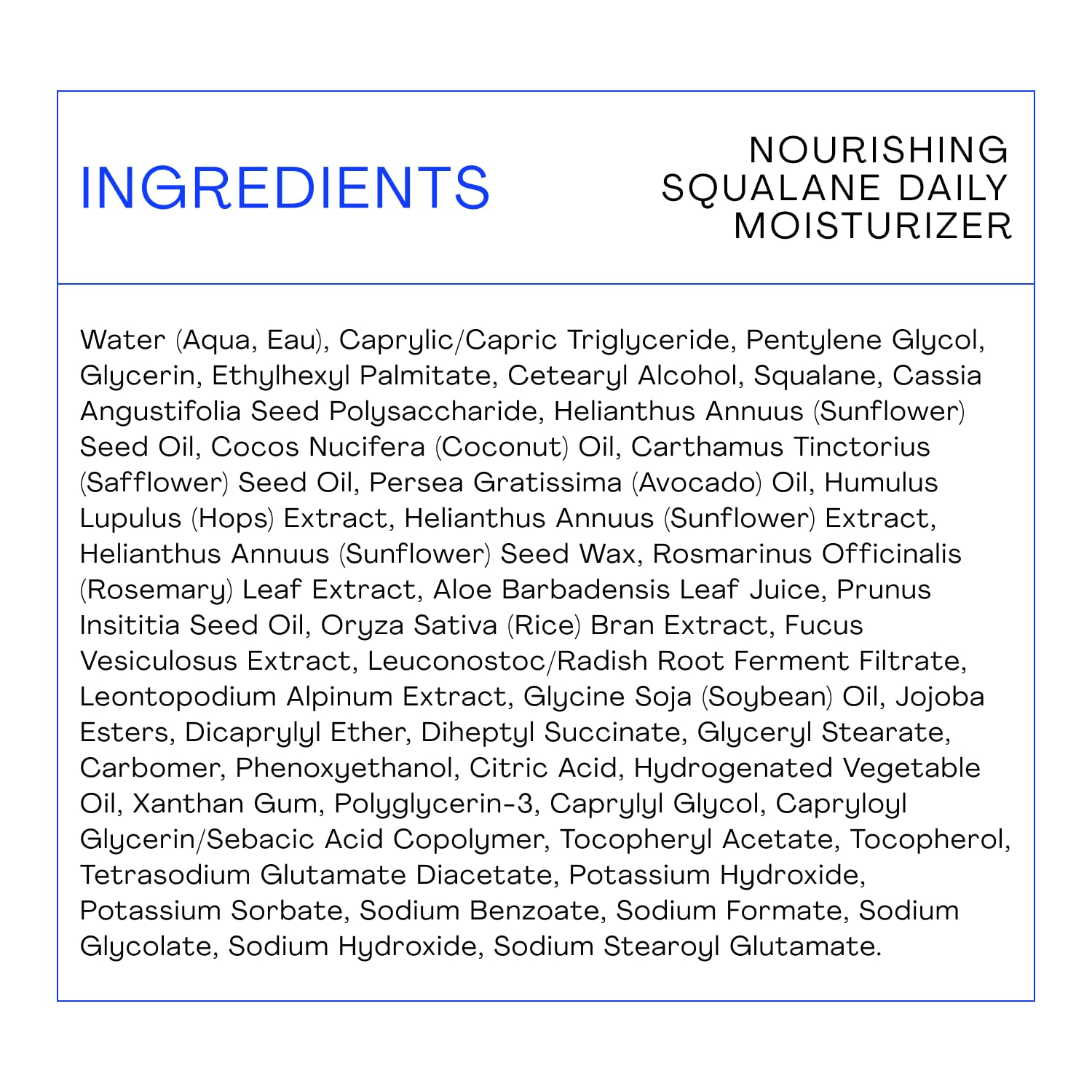 The Outset Crema hidratante diaria nutritiva con escualano – suave, sin perfume, no comedogénica, reparadora de barrera cutánea, hidratante, limpia, vegana, sin gluten, para todo tipo de p