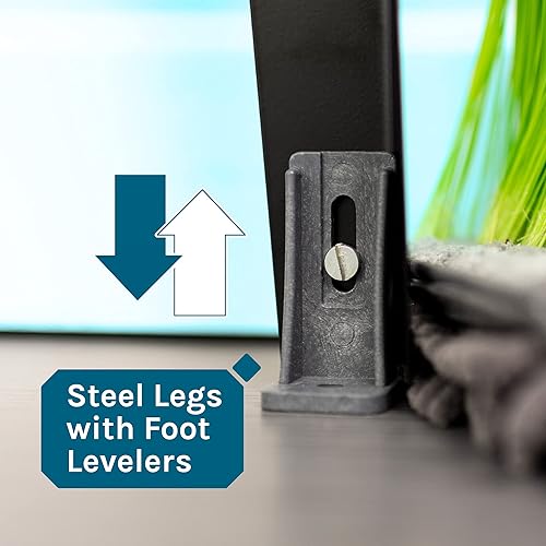 Miniatura 8 de Tina de lavandería de 19 galones, fregadero utilitario de JS Jackson Supplies con patas de metal ajustables, ideal para cuarto de lavado, sótano o