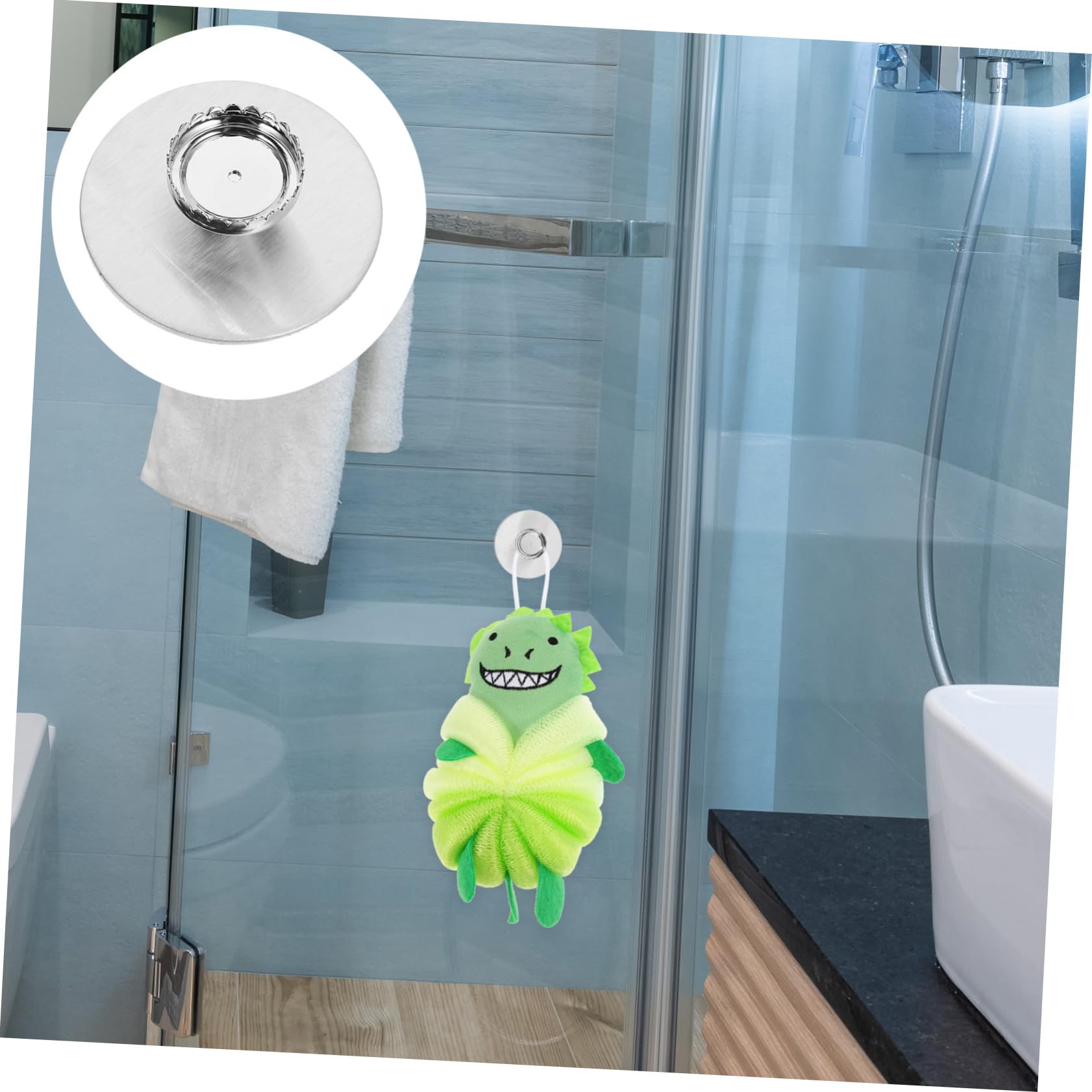 5juegos Soporte Magnético para Jabón Diseño Sin Perforación Estante De Baño Elegante y Resistente para Ducha y Lavabo Color Plateado