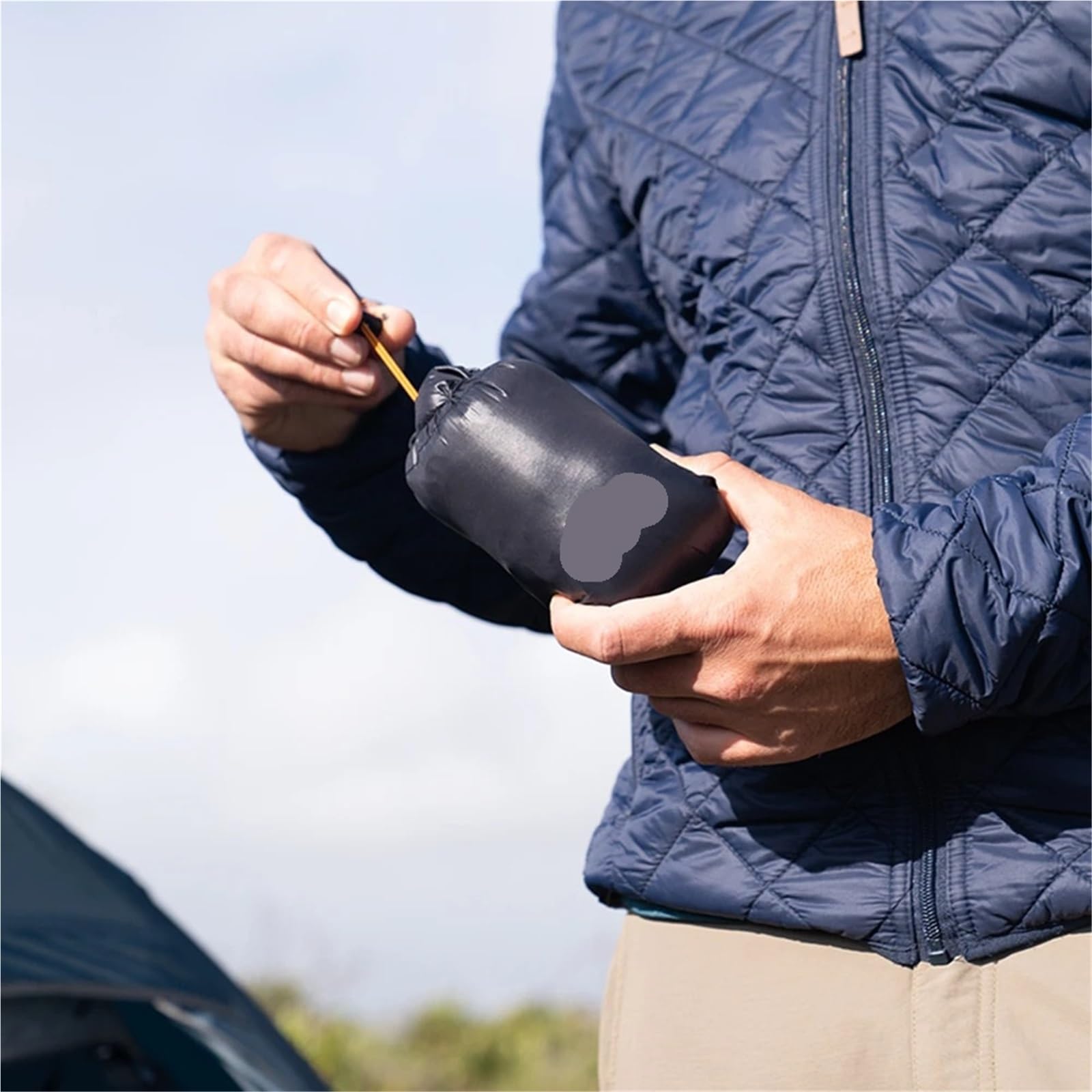 Daunenstiefel for Herren und Damen, Camping-Fußwärmer, ultraleichte wasserdichte Wintercamping-Warmstiefel für Damen und Herren