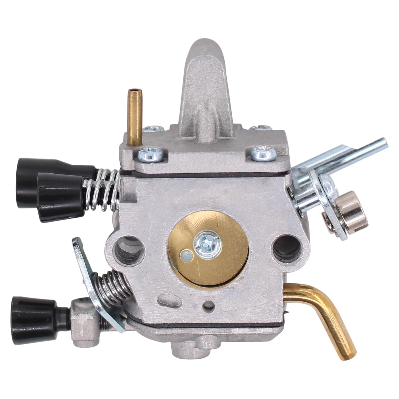 Vergaser Ersatz Rasenmäher mit Vergaserfilter Zündspule Kraftstofffilter Luftfilter Zündkerze Kraftstoffleitung Kraftstoffschlauch Ansaugpumpe Dichtung Satz für FS120 FS120R FS200 FS250 FS 350 FS300