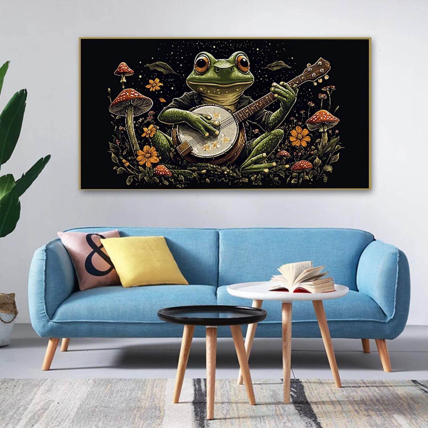 Puzzle dla dorosłych 1100 elementów, Żaba Puzzle, dla dorosłych Puzzle klasyczne i od 14 lat junior, rodzinna rozrywka domowa puzzle prezent 87x42cm l-791