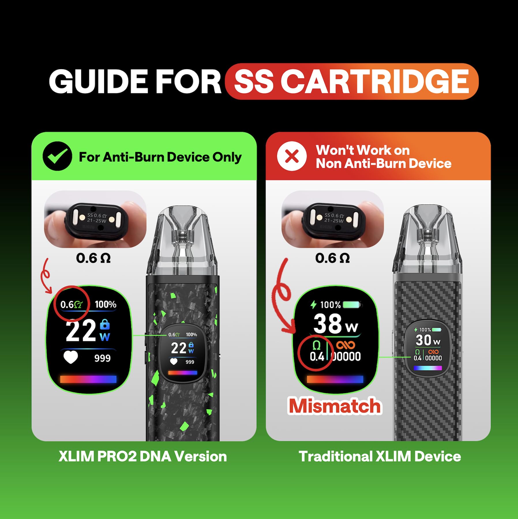 GLOWELL Ox-va Kit Xlim Pro 2 DNA Kit 1300mAh built-in Battery 2ml 0.6ohm+0.8ohm Stainless Steel Cartridge Electronic Cigarette Vaporizer (No Liquid, No Nicotine) (Frost Titanium Blu)