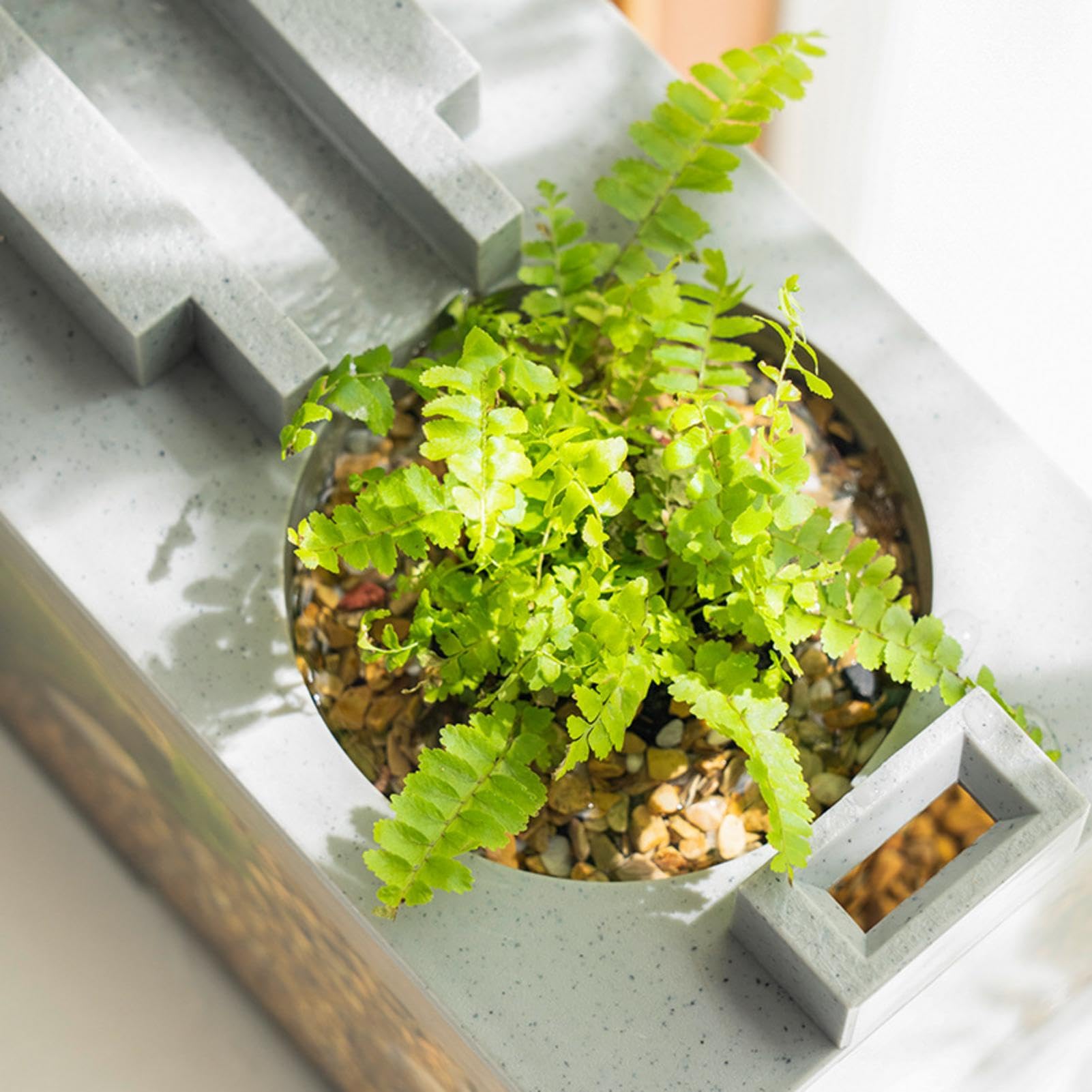 Aquarium-Starter-Sets, Schreibtischaquarium Mit Luftpumpe, Kleines Desktop-Aquarium, Tischaquarium Aquarium Komplettset, Dekoratives, Ruhiges Retro-Aquarium, Kleines Aquarium Für Betta-Fische Garnelen