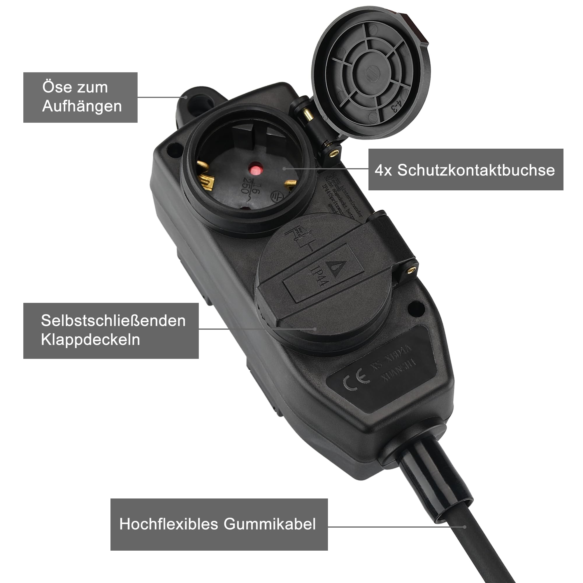 Parkside - Bloc Multiprise Pour Extérieur