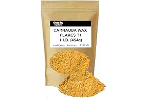 Carnauba Wax Premium T1 Grade Ideal for Polishing Cosmetics, Candies, Woodworking