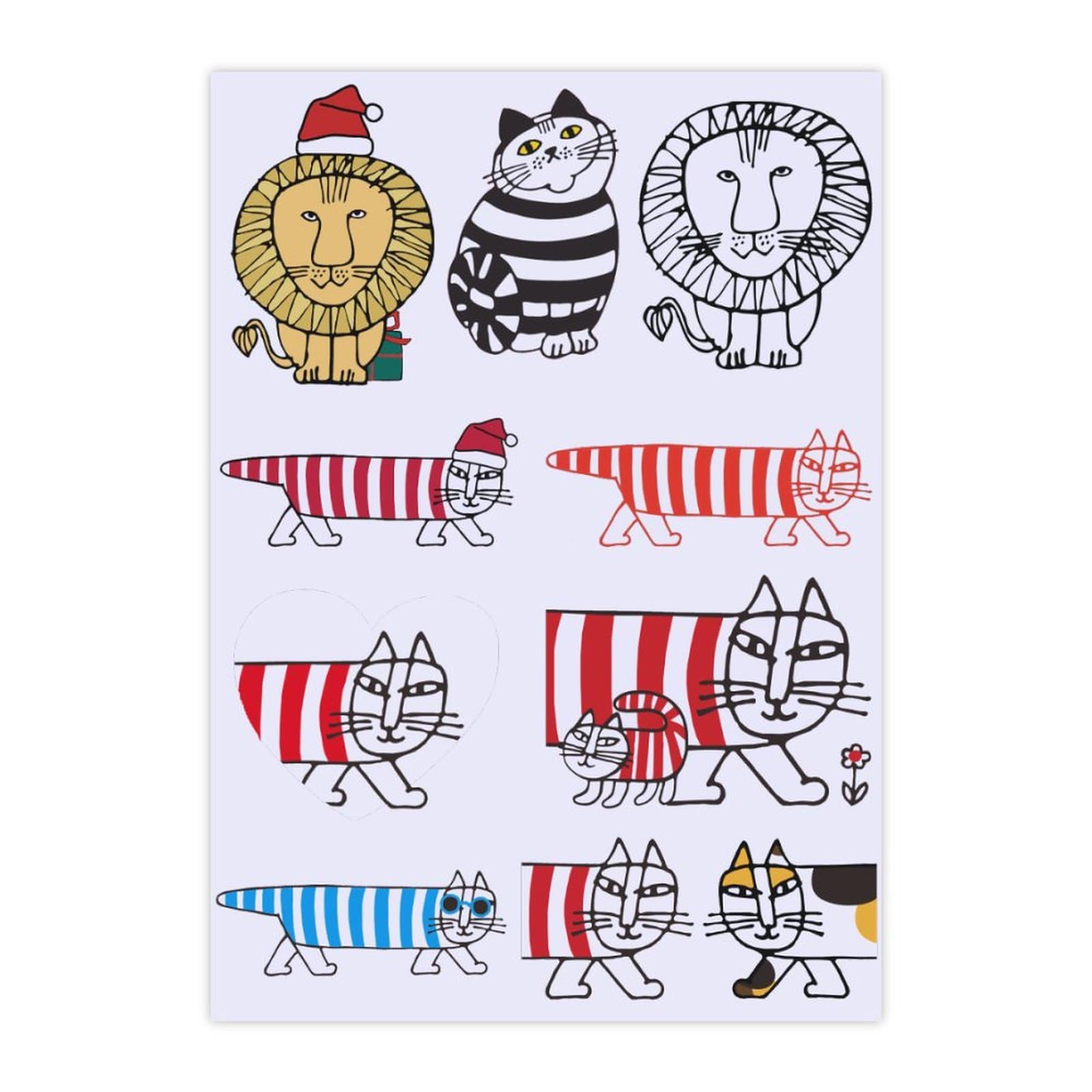 Amazon.co.jp: ステッカー ステッカーセット リサ ラーソン リサ