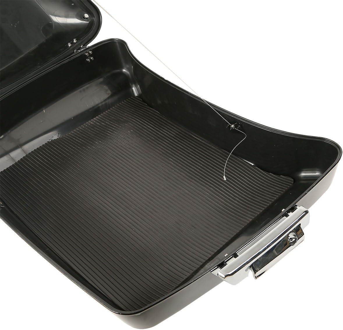 XMT-MOTO Black PVC Mat Insert Tour Trunk Fit for 2014-Later Harley Touring Models FLT FLHT FLHTCU FLHRC Road King Road Glide Street Glide Electra Glide Ultra-Classic