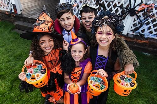 Miniatura 8 de Chupetines de caramelo de Halloween, dulces fantasmagóricos, ideales para rellenar bolsas de Halloween, envueltos individualmente (envase de 12