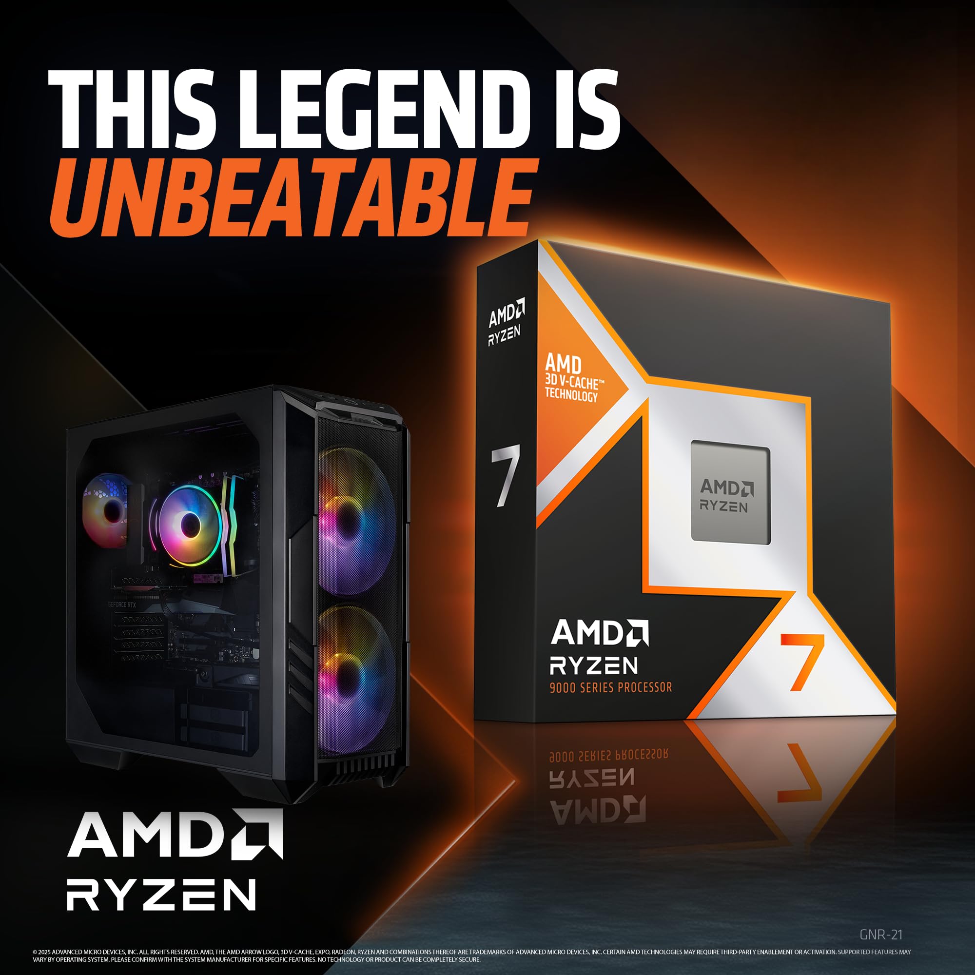 Amazon.com: Cooler Master HAF 5 Pro AMD RYZEN 7 7800X3D 4.2 GHz