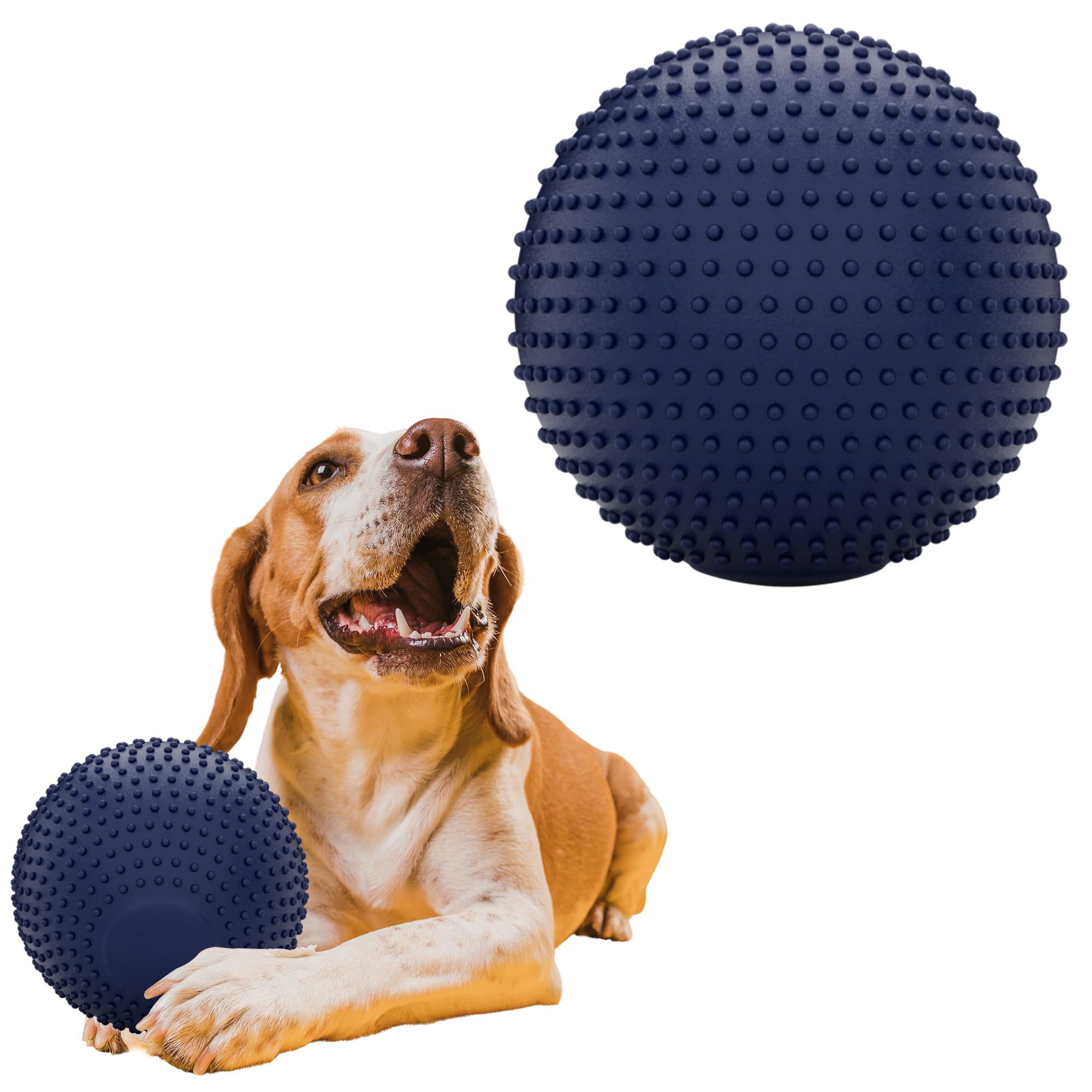 Dog Balls EVA Dogs Toy Ball for Aggressive Chewers 5 Inch Durable High Elasticity Interactive Ball for Training