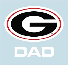 Craftique Georgia Bulldogs, DAD, Premium Medium Die Cut Vinyl Decal, Auto, IPads