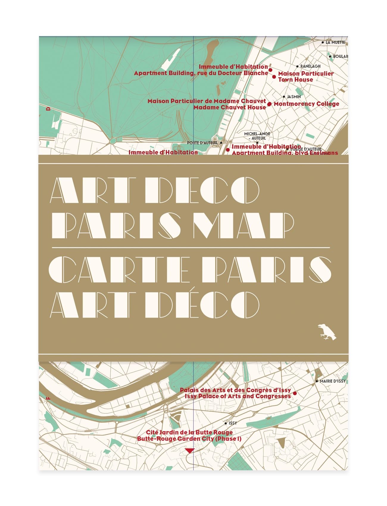 Art Deco Paris Map / Carte Paris Art Déco: Guide to Art Deco architecture in Paris