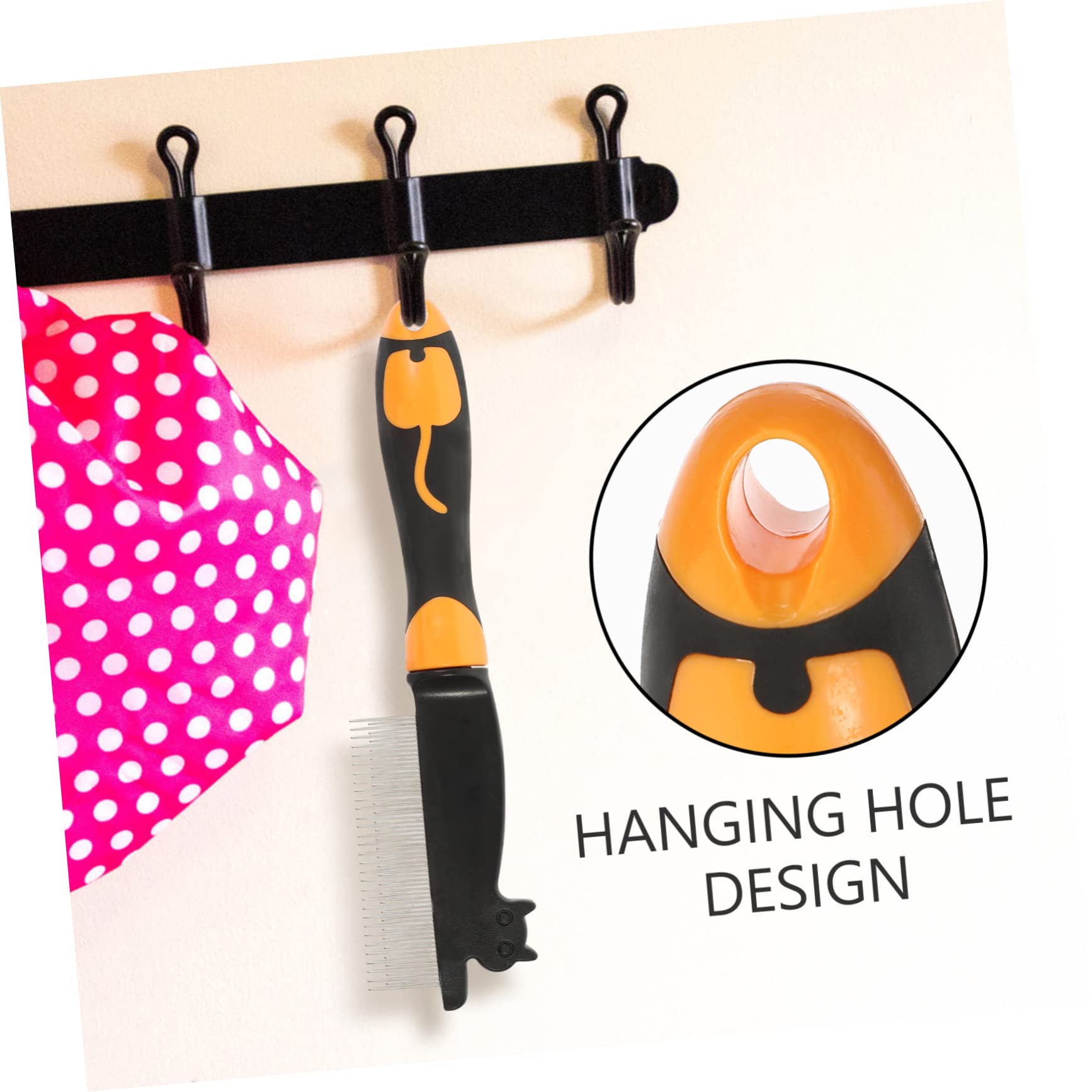 Happyyami 3pièces Peigne à Poils De Chien Peigne De Toilettage Pour Animaux De Compagnie Outil De Démêlage Pour Chiens Et Chats Accessoire Pratique Pour Toilettage Quotidien