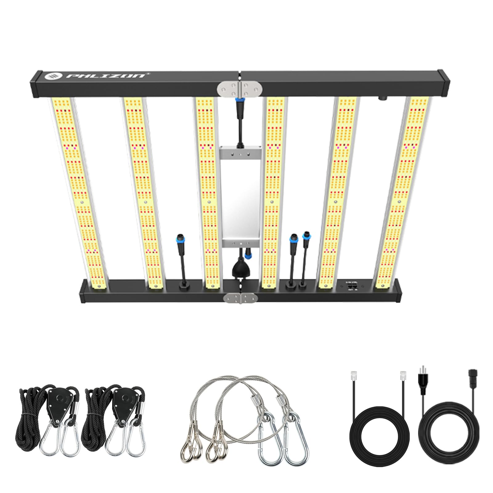 Phlizon FD4000 Plant Led Grow Light for 4x4ft 5x5ft Indoor Plants Coverage Daisy Chain Dimmable with UV IR Full Spectrum Growing Lamps