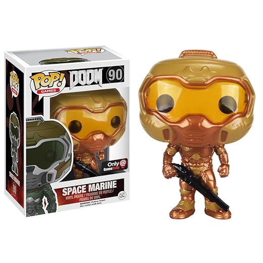 Funko Pop! Games Doom Gold Space Marine #90 (Exclusive)