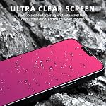 EGKimBa Privacy Screen Protector - Compatible with iPhone 16e, 14, 13 and 13 Pro 6.1 inch Gradient Colorful Electroplated Anti-Spy Anti-Blue Light Tempered Glass