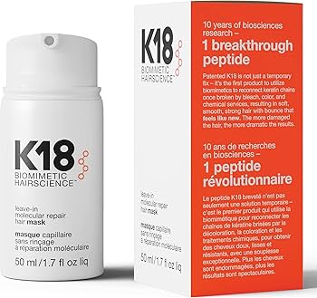 Amazon | K18 ヘアマスク 洗い流さない 50ml バイオテクノロジーを駆使