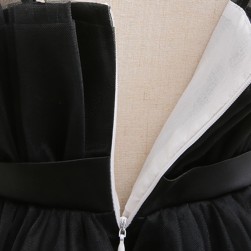 Dressy Daisy Baby Toddler Girls' Special Occasion Dress Tulle Ball Gown for Wedding Birthday Christmas Flower Girl 12M-7 - Image 5