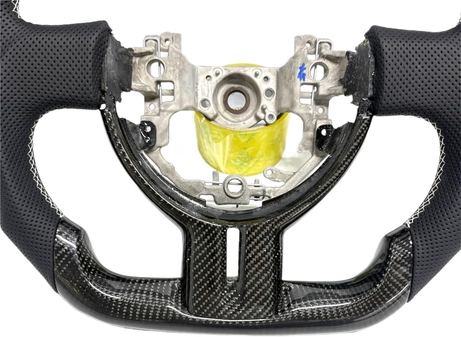 Carbon Leather Steering Wheel Compatible With Toyota 86 Subaru BRZ 12-16 Performance Auto Accessory(Red carbon fiber3)
