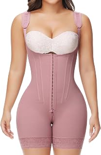 SHAPESHE SHAPSHE Fajas Colombianas Moldeadoras Postpartum Body Shaper 3-Row Hooks