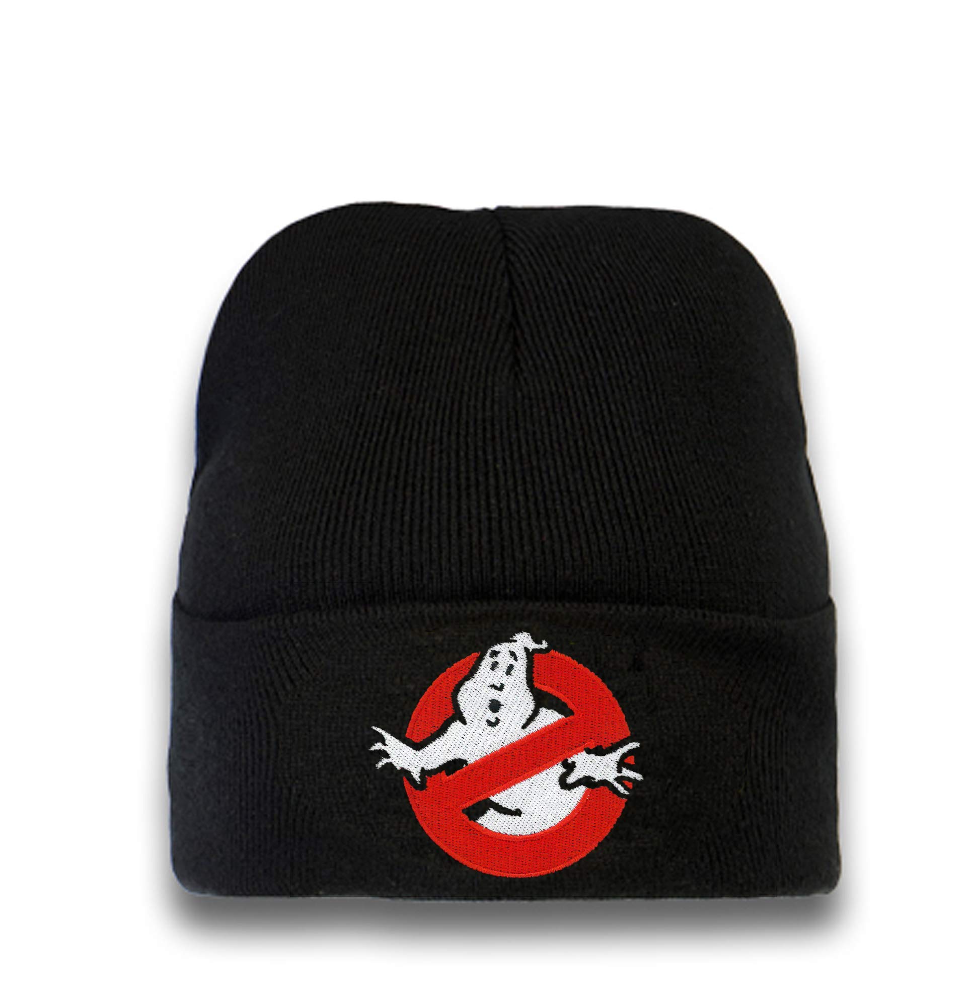 Logoshirt®️ Film - Ghostbusters Logo - Beanie I Knitted Hat Kids I Embroidered I Licenced Original Design Black