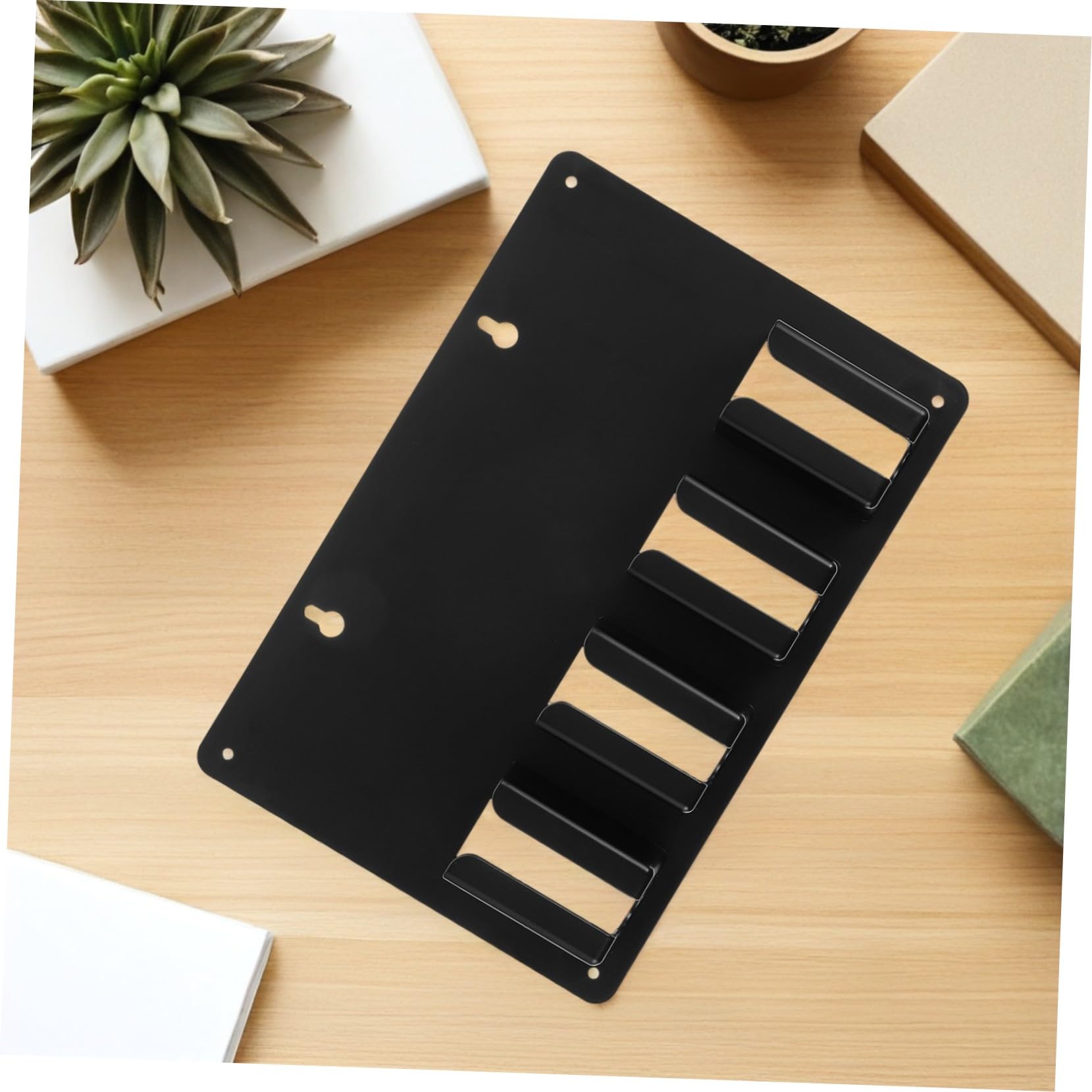 LIFKOME 3 Piezas Soporte para Cortapelos Eléctrico de Peluquería Organizador Pared Estante para Herramientas de Barbería Negro Compatible con Múltiples Modelos
