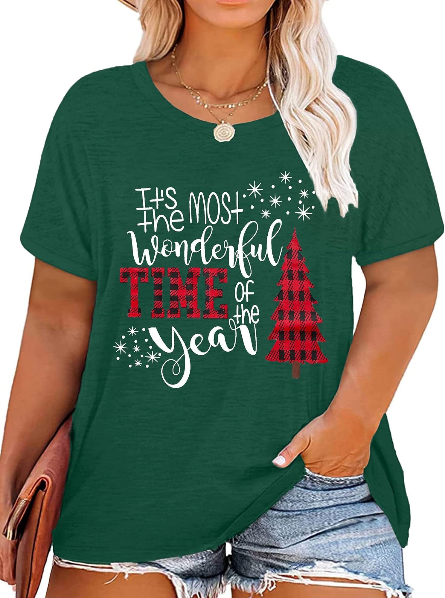 Christmas Graphic Tee, 5XL