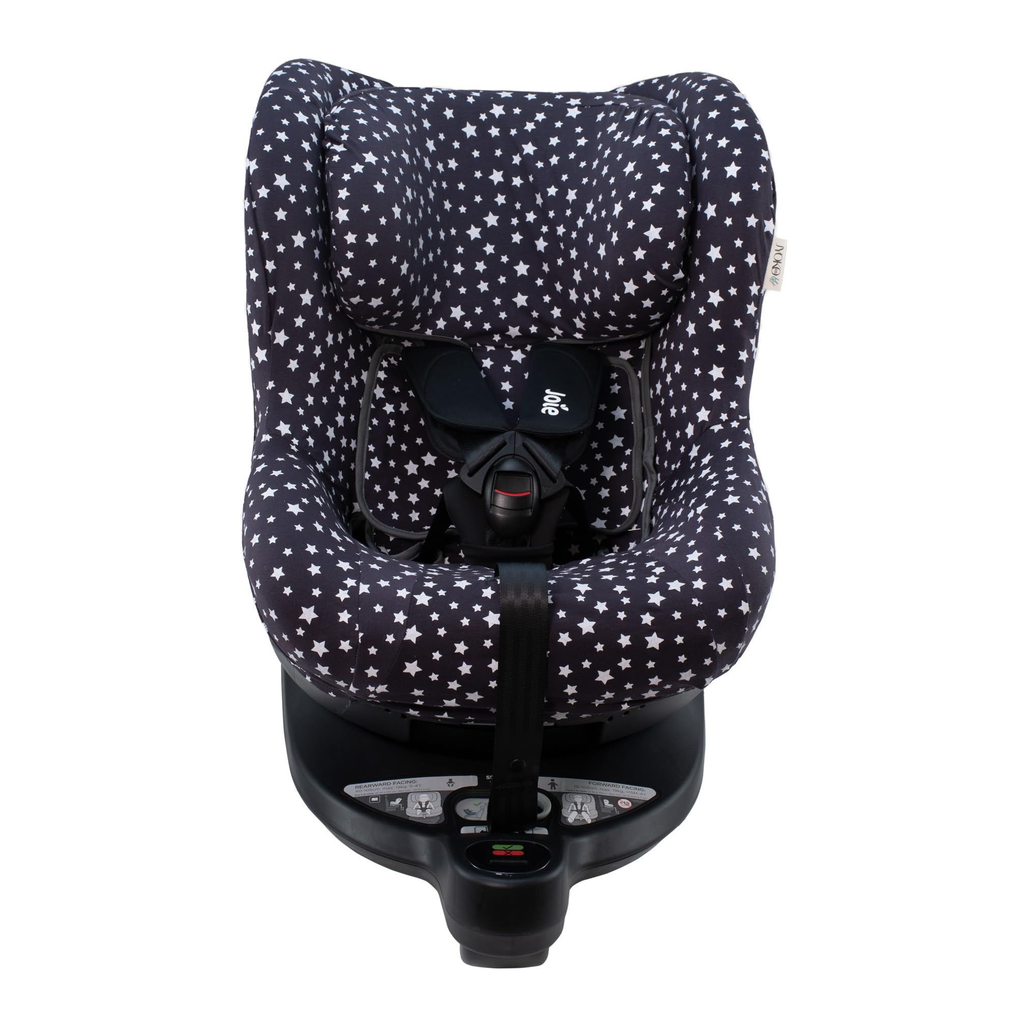 JYOKO Kids Funda de algodón Compatible con Joie Spin 360 y Nuna Rebl (Winter, Funda Joie I-Spin 360)