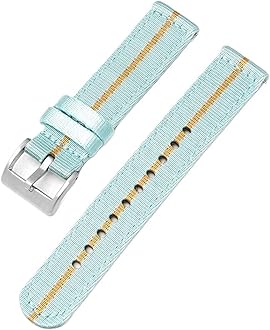 Nylon Watch Strap 20mm 22mm for Quartz Watch Smart Watch Woven Canvas Strap
