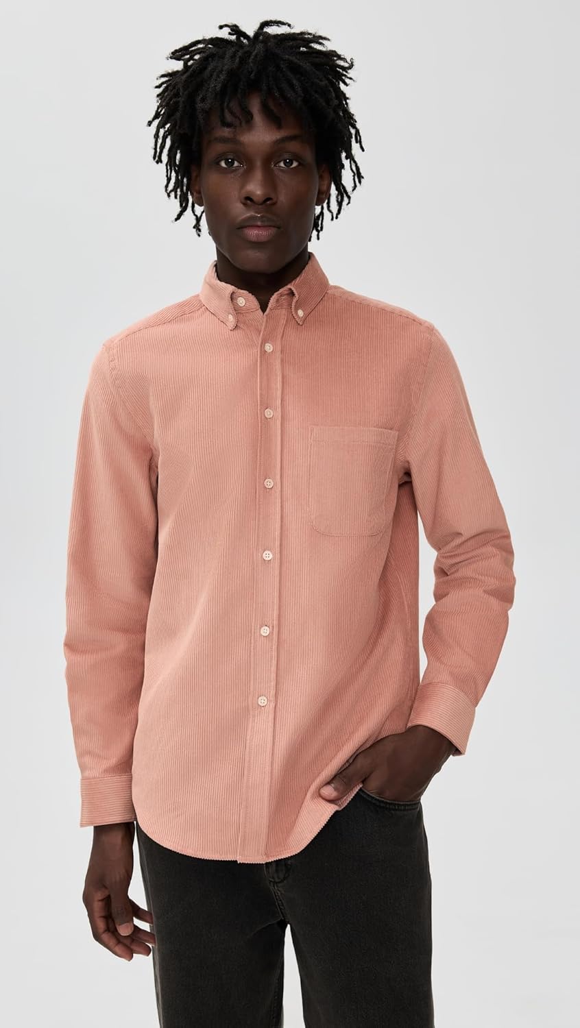 Portuguese Flannel Men's Lobo 2.0 Corduroy Button Down Shirt - Image 2