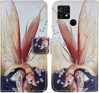Tnviud Pattern Wallet Design Flip PU Leather Cover Skin Protection Case TPU Silicone Shell for Xiaomi Poco C40 6.71
