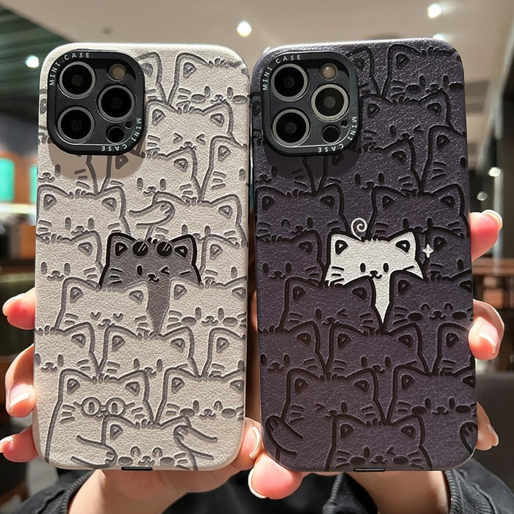 押し花ケース 猫 ネコ スマホケース iPhoneケース ガーベラ キャラ 