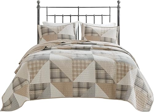 Miniatura 9 de Woolrich Olsen - Juego de edredón reversible  Estilo cabaña invertido a color sólido, colcha ligera para todas las estaciones, capa de ropa de cama