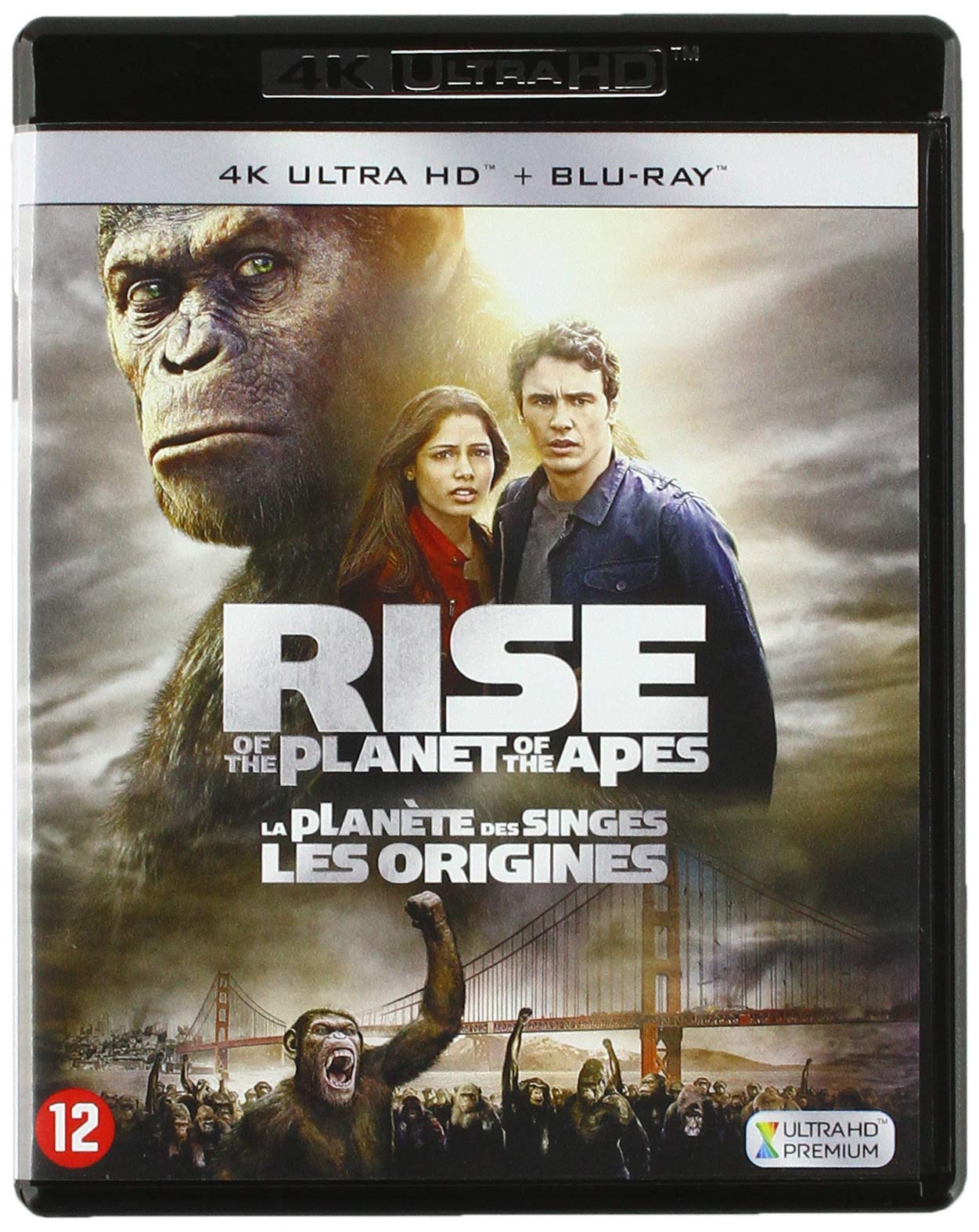 Rise Of The Planet Of The Apes Blu-ray película de ciencia ficción en alta definición