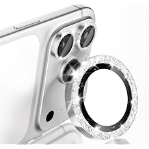 imluckies for iPhone 18 Pro/18 Pro Max Camera Lens Protector, Bling Silver
