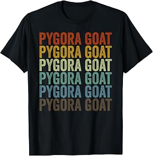 Pygora Goat Retro T-Shirt