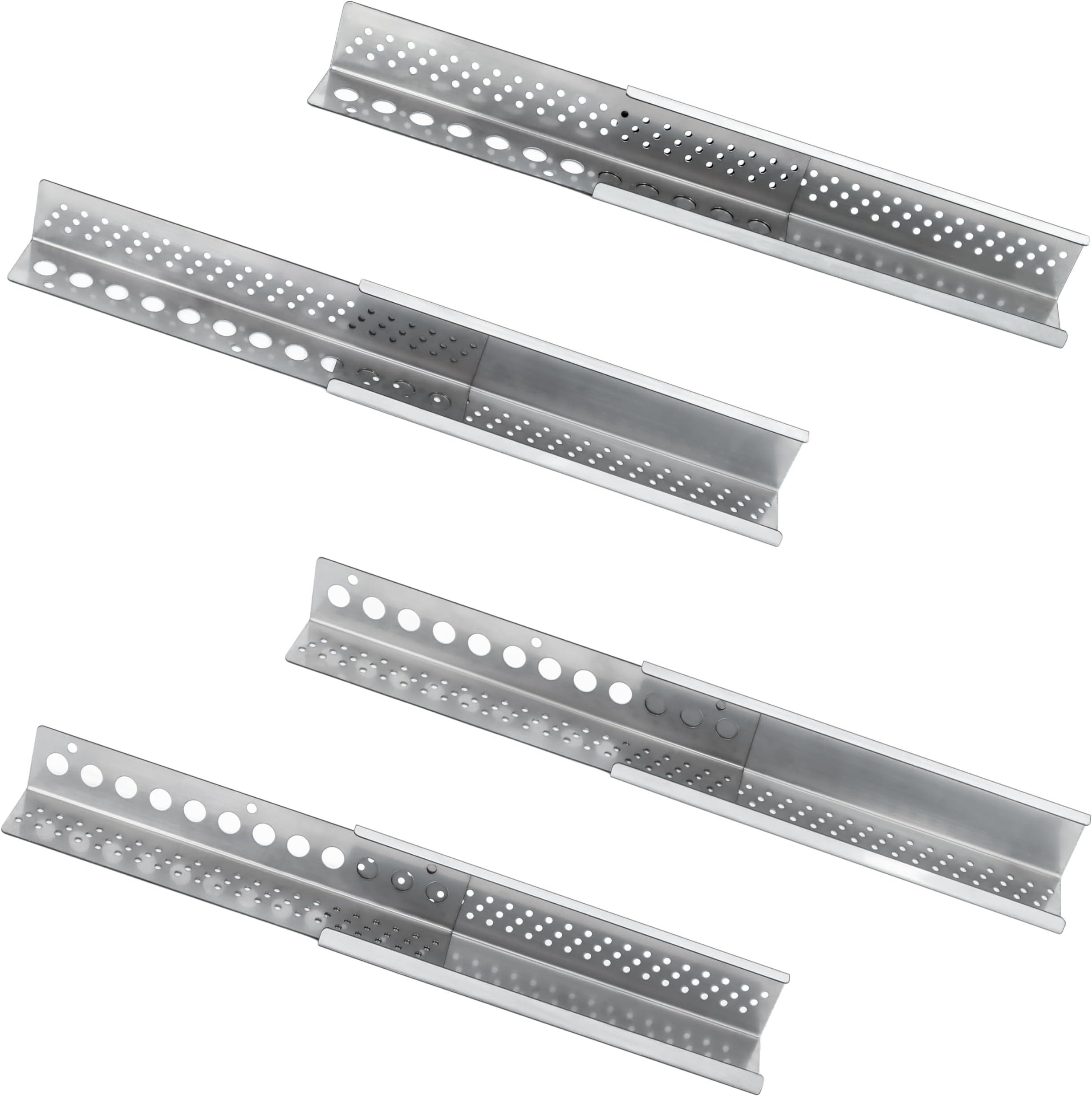Honey Lake Metal Entrance Reducer and Mouse Guard for 8 or 10 Frame Bee Hive, Universal No-Rust Stainless Steel Design for Beekeeping, Year Around Beekeeping Supplies for Beekeeper (4 Pack)