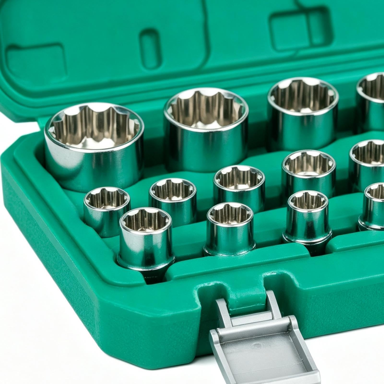Set Di Chiavi A Standard Kit di attrezzi per riparazione a 12 punti con | Set Di Chiavi A per casa garage officina auto moto camion riparazioni industriali